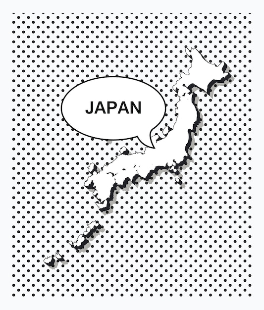 Mapa da pop art do japão