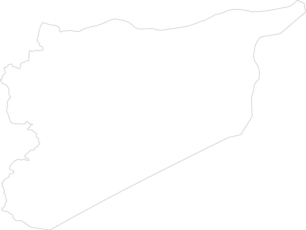 Vetor mapa da síria