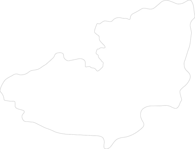 Vetor mapa de lam dong, no vietname