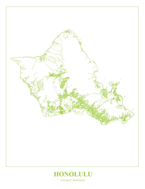 Mapa do cartel de honolulu