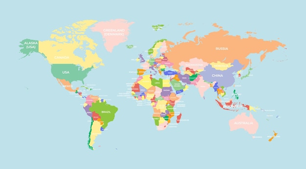 Mapa do mundo