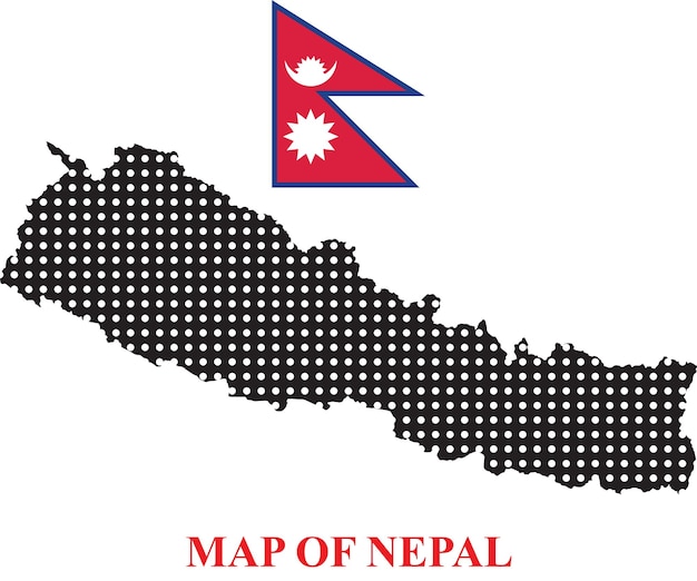 Vetor mapa do nepal