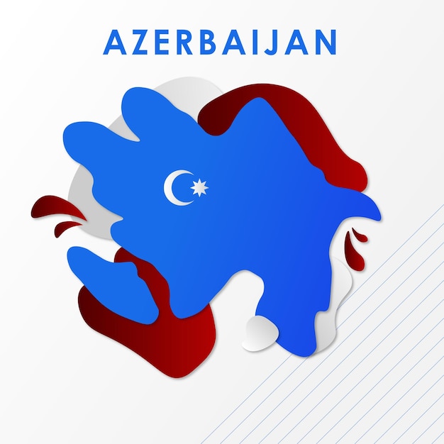 Mapa interessante do Azerbaijão
