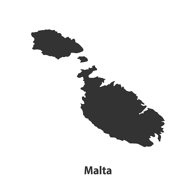 Vetor mapa nacional do país isolado em fundo branco