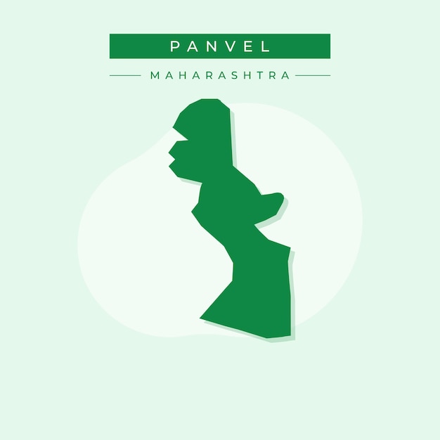 Vetor mapa vetorial da ilustração panvel