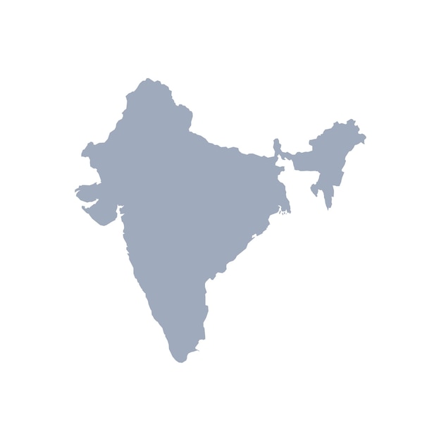 Mapa vetorial de design gráfico da índia