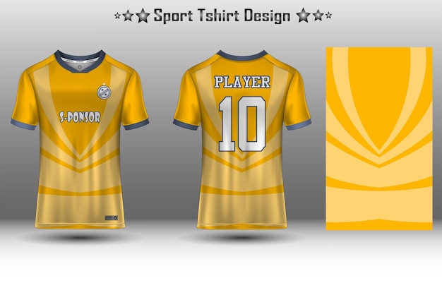 Maquete de camisa de futebol maquete de camisa de futebol maquete de camisa de ciclismo e maquete de camisa esportiva com padrão geométrico abstrato vetor grátis