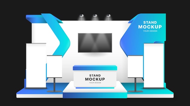 Maquete de estande virtual