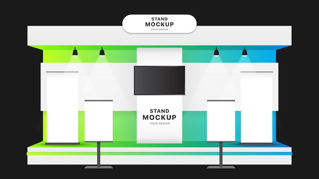 maquete de estande virtual