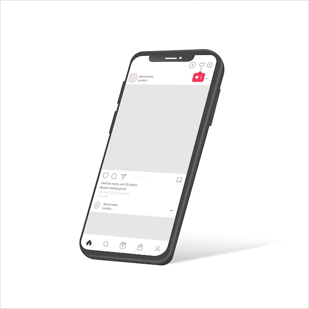 Maquete de smartphone realista Dispositivo UI UX mockup para modelo de apresentação Moldura de celular com tela em branco modelos isolados telefone com diferentes ângulos de visualização 3d isométrico celular