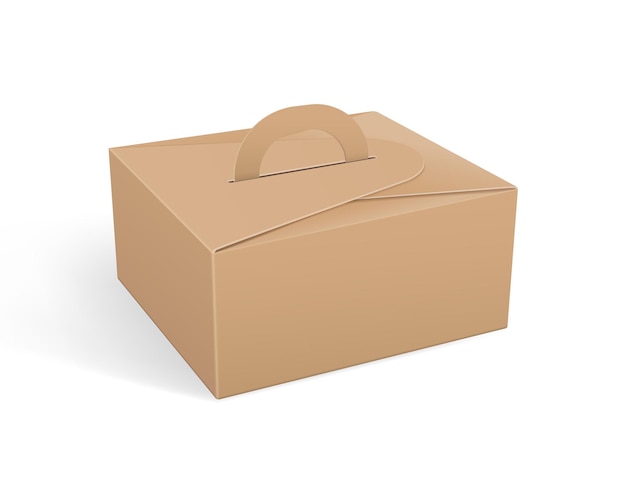 Maquetes de embalagem de caixa de comida de papel