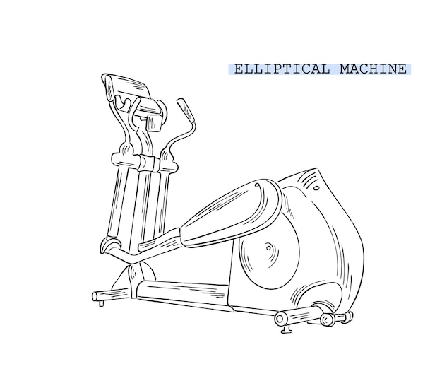 Vetor máquina elíptica na academia