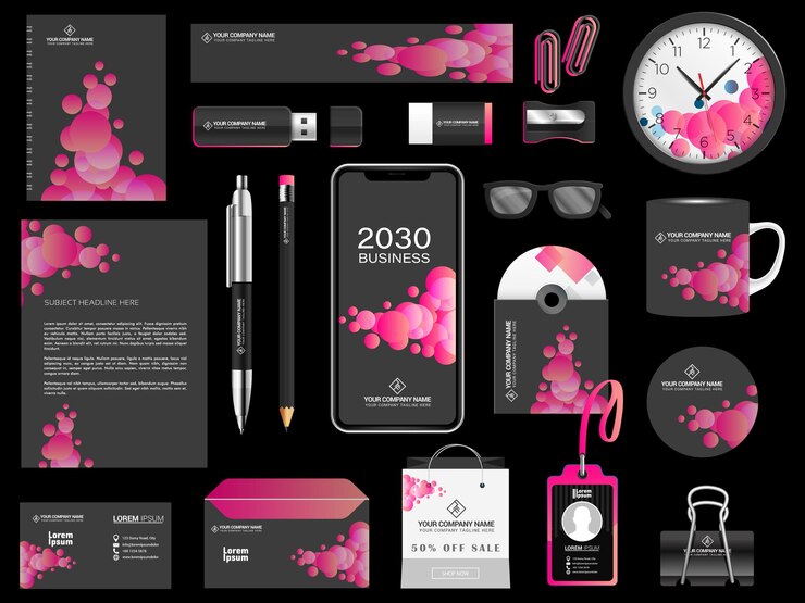Vetor marca de luxo e design de identidade