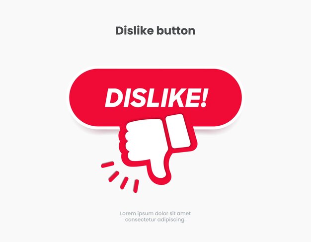 Marcar, recusar, rejeitar, negar, não gostar do botão de bandeira de crachá de rótulo para site, aplicativo móvel, UI UX