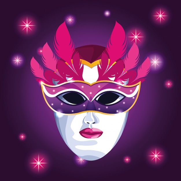 Mari gras mask