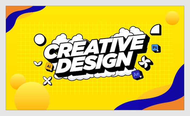 Marketing de Campanha de Poster de Design Criativo