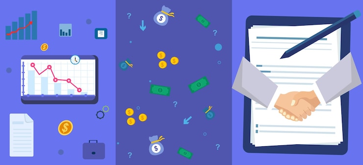Vetor marketing de tráfego de ilustração plana para negócios de marketing e promoção