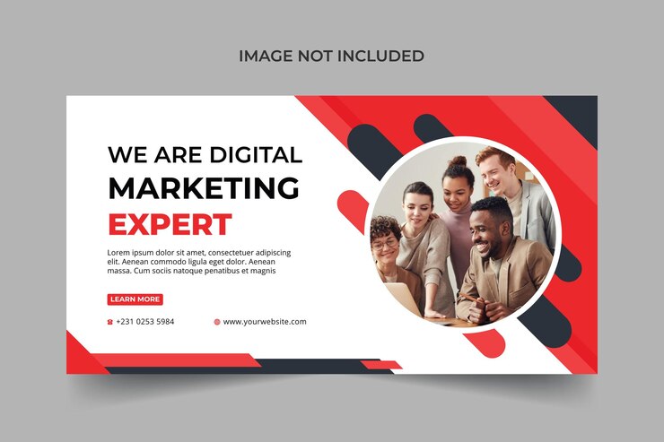 Marketing digital Capa do Facebook ou mídia social da agência de negócios corporativos