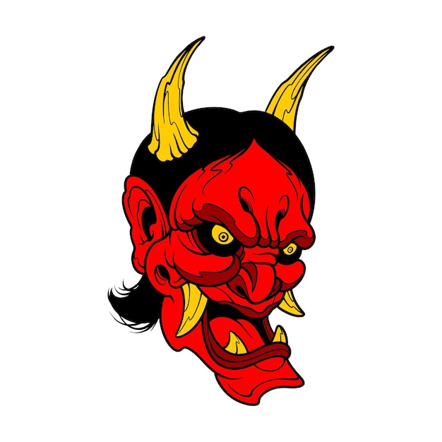 Máscara de demônio oni