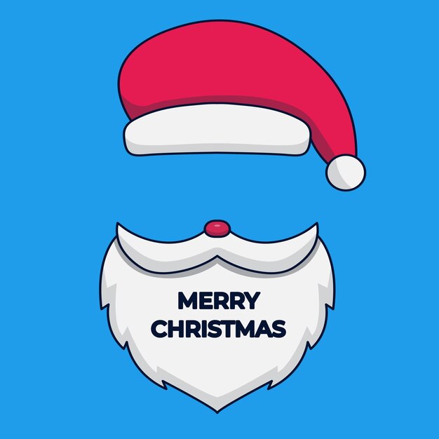 máscara de feliz natal papai noel