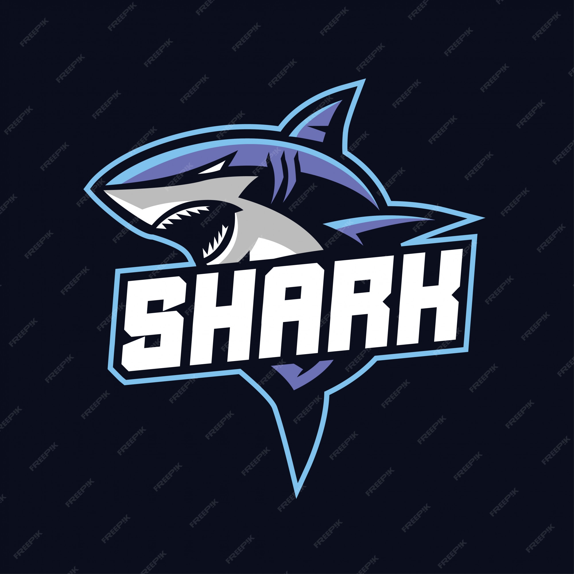 Shark Esport Gaming Logo Design Tubarão Jogos Emblema Logotipo Design  Ilustração PNG , Tubarão, Logo, ícones Imagem PNG e Vetor Para Download  Gratuito