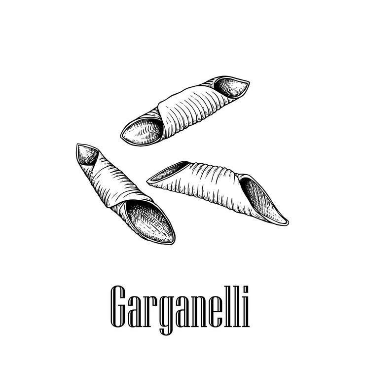 Massa italiana Garganelli.