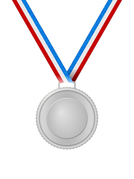 Vetor medalha de prata