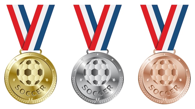 Medalhas de futebol