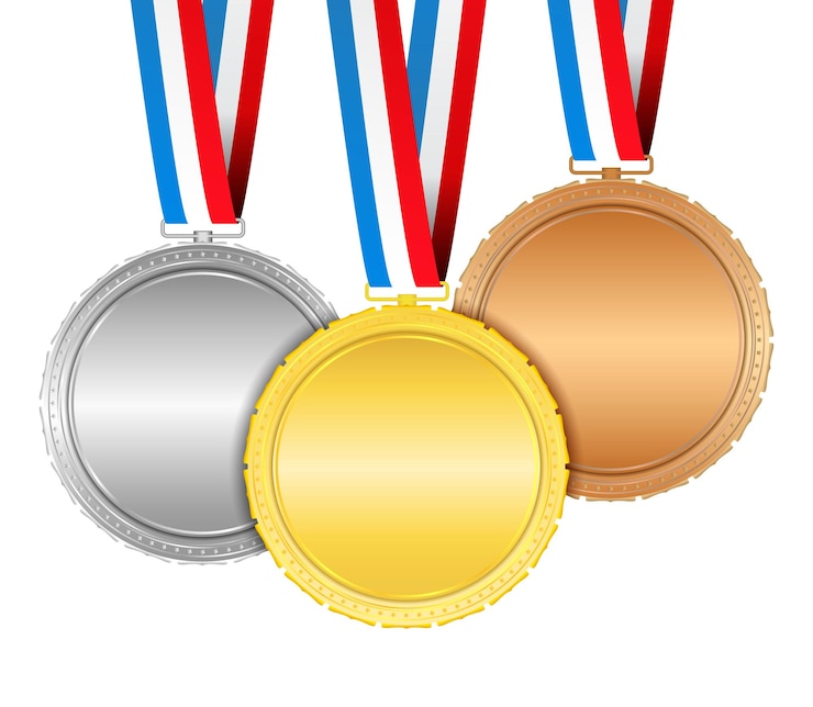 Vetor medalhas