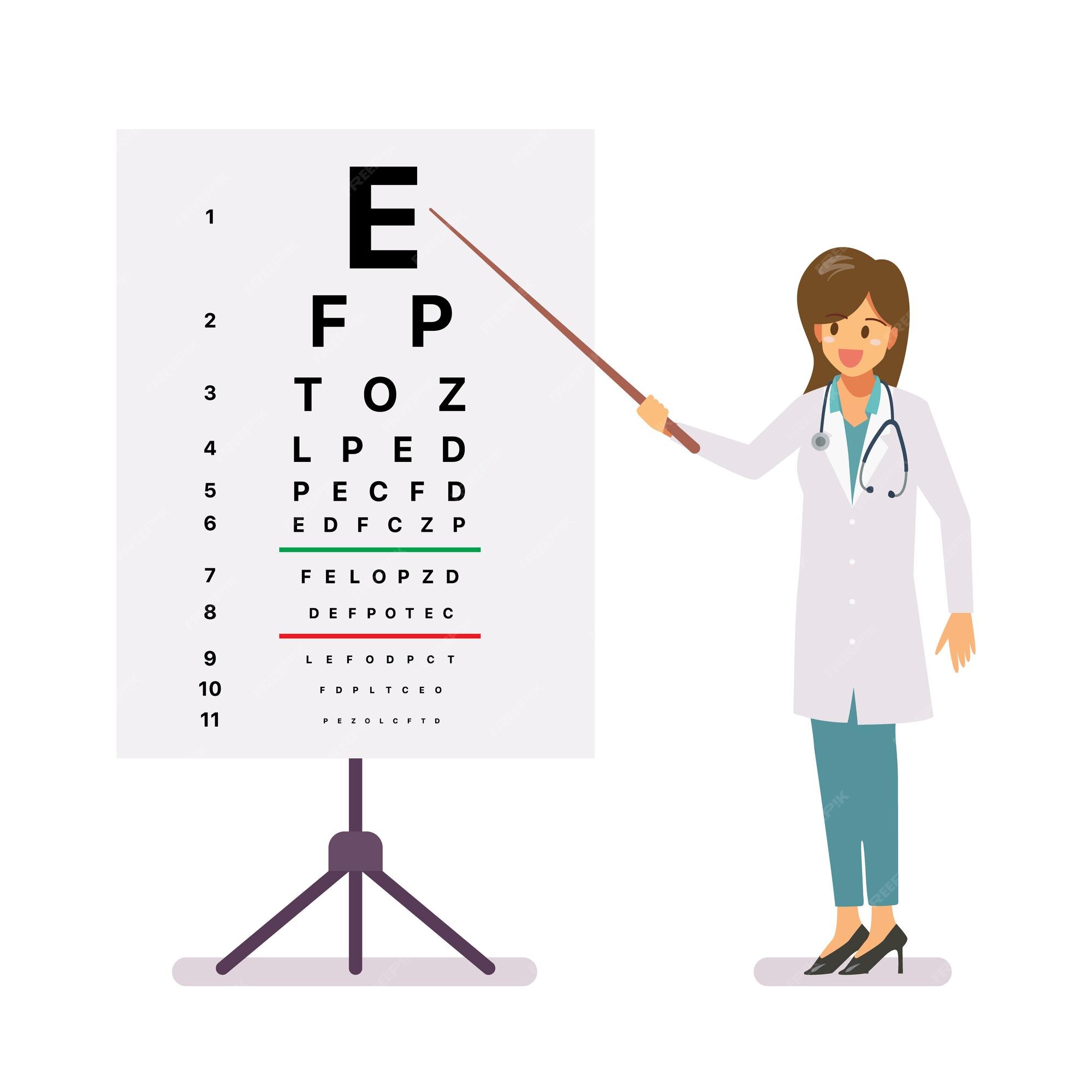 Optometrista Clipart Oftalmologista Médico Masculino Em Pé Em Um