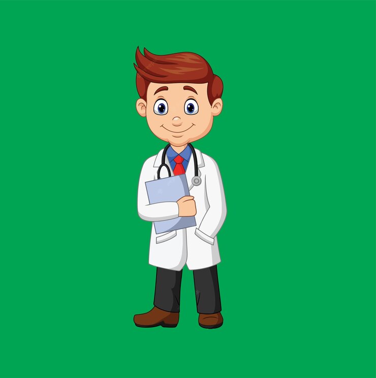 Vetor médico de desenho animado