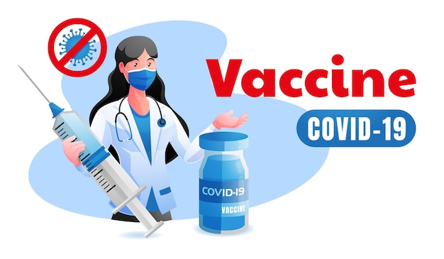 médico deu a vacina contra o coronavírus Covid19