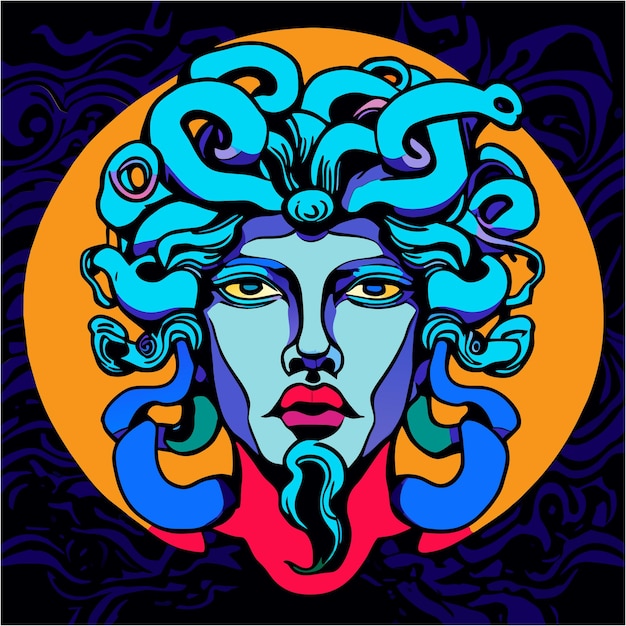 Medusa desencadeou arte pop e padrões psicodélicos