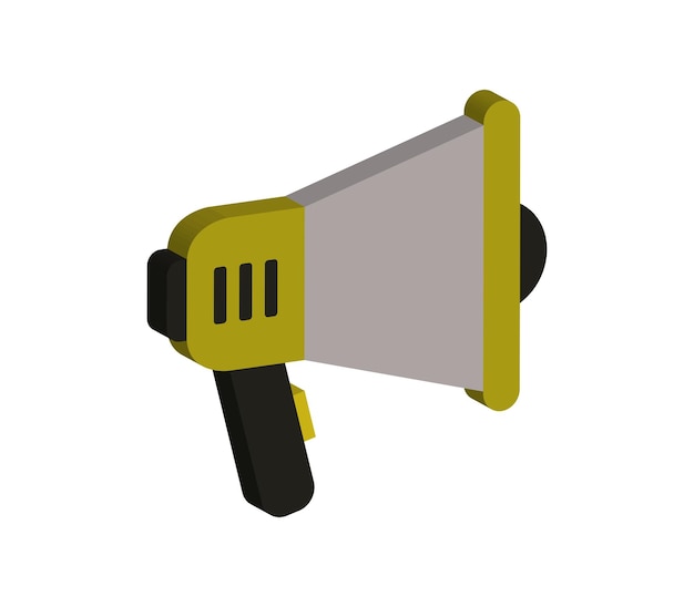 Megafone tridimensional