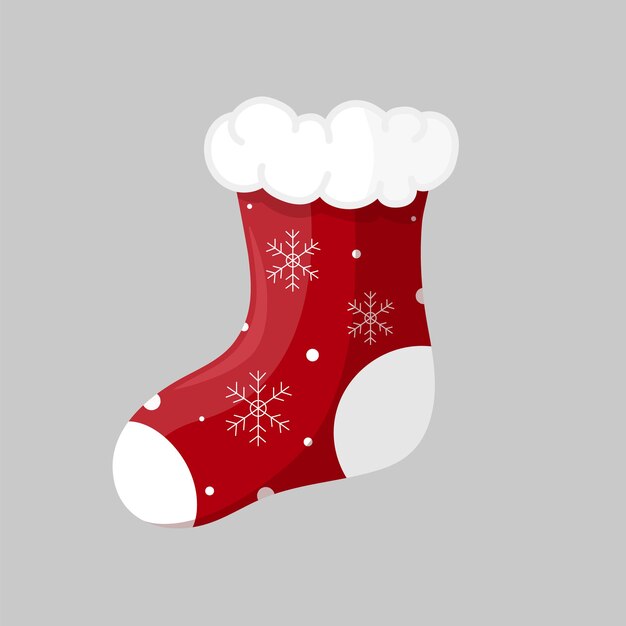 Meia de Natal para presentes Vector