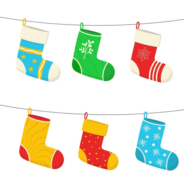 Meias de natal, meias, adesivos de design de ano novo para o natal, pendurados, decorações de natal, presentes