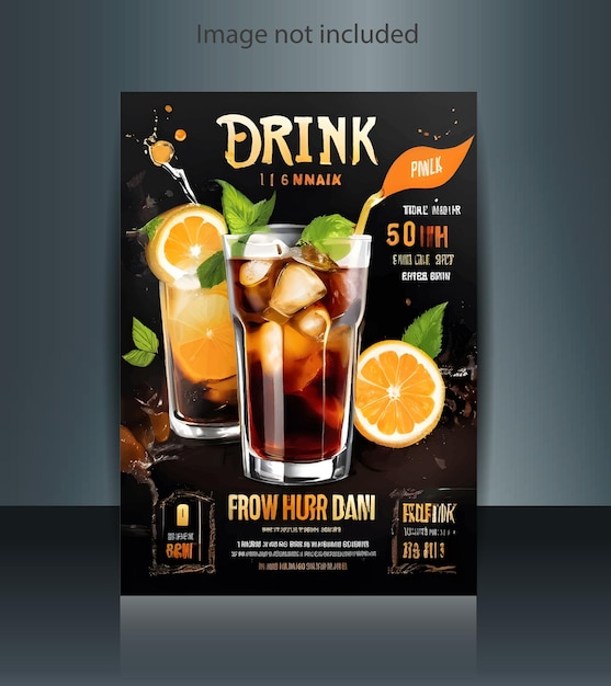 melhor design de panfleto de alimentos