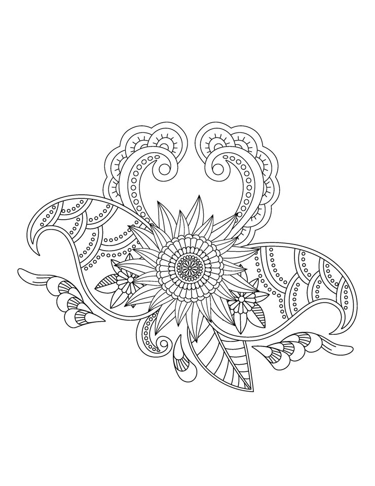 Melhor livro de colorir mandala e mandala de flores para adultos