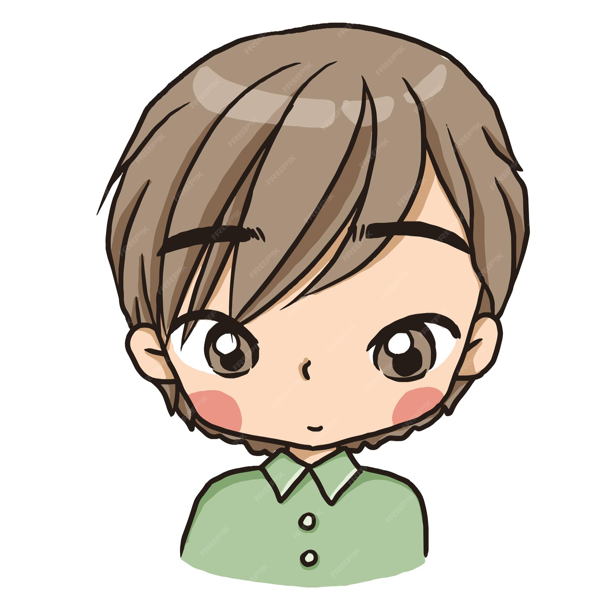 Perfil menina avatar desenho animado rabisco kawaii anime página para  colorir ilustração fofa desenhando clipart