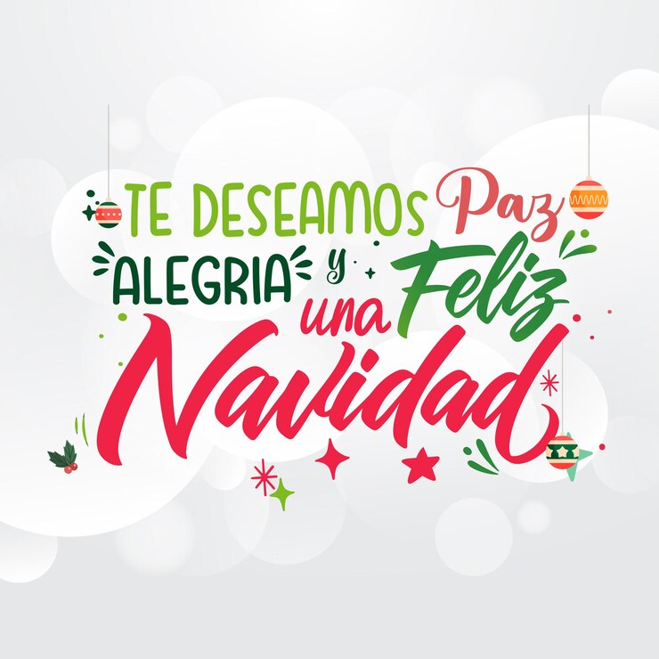 Vetor mensagem navideno