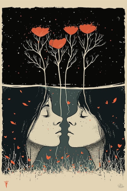 mente exploração design gráfico de uma mulher pensante e de mente aberta gráfico para camiseta