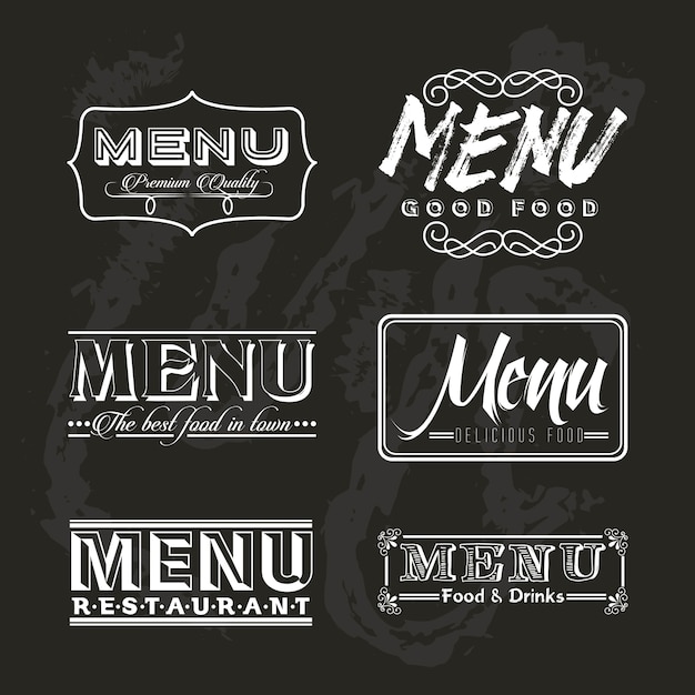 Menu de restaurante