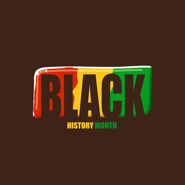 Vetor mês da história negra