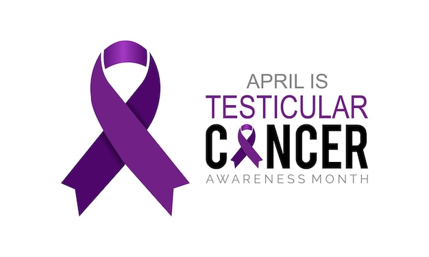 Mês de conscientização do câncer testicular modelo de conscientização de saúde para fundo de cartaz de cartão de bannerxa