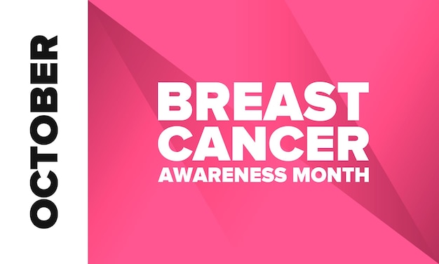 Mês de conscientização sobre o câncer de mama em outubro saúde da mulher prevenção do câncer doença feminina
