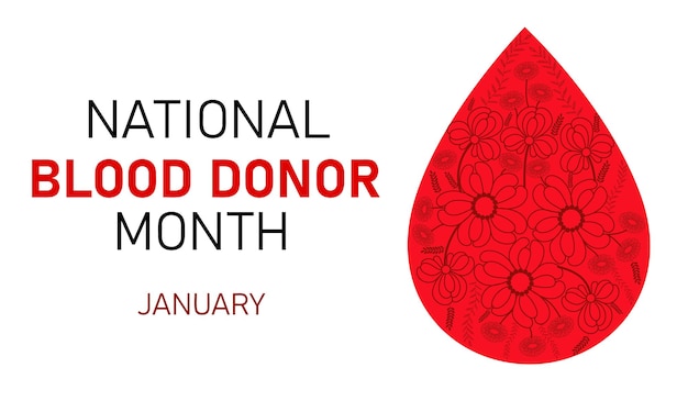 Mês nacional do doador de sangue