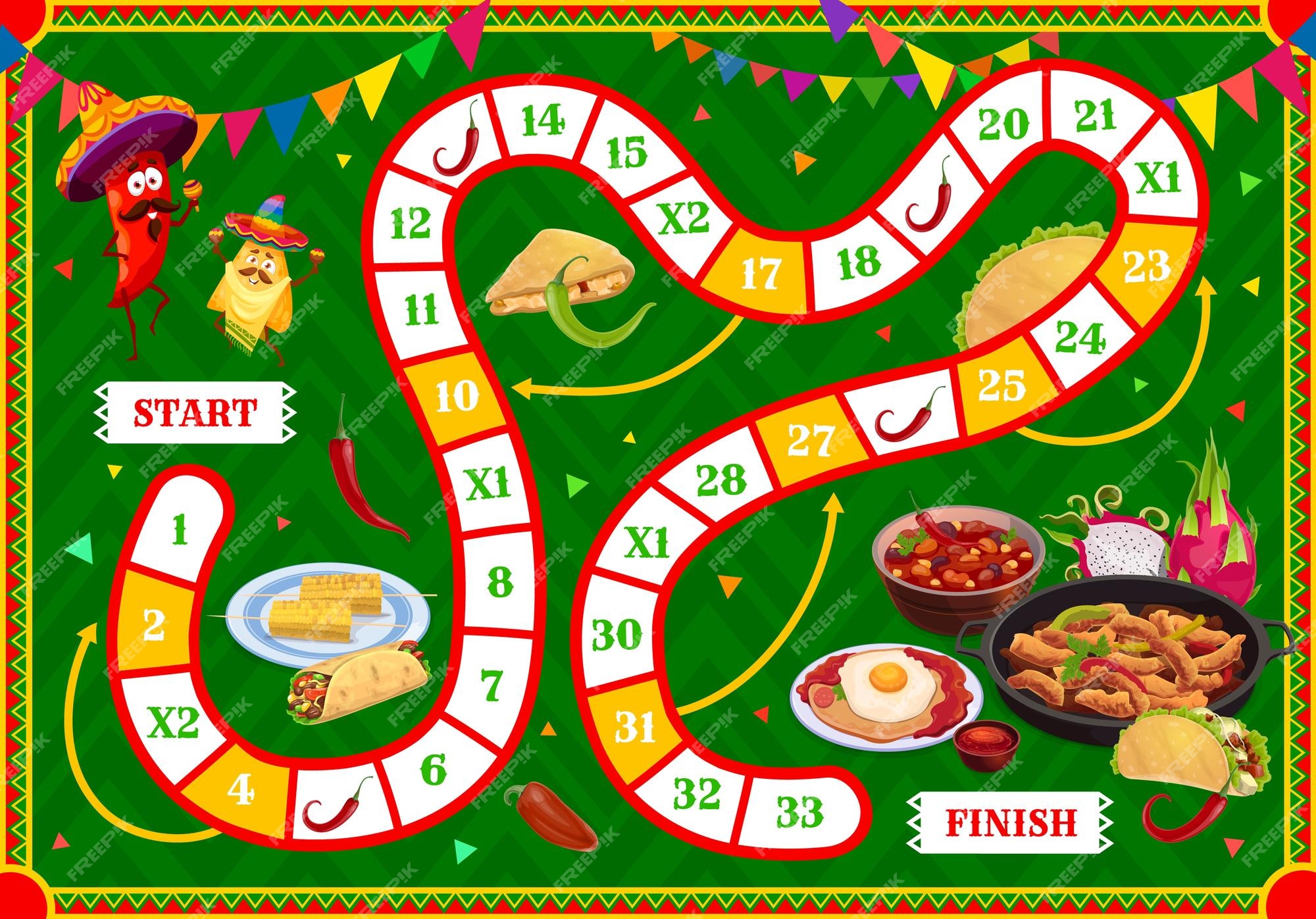 Sudoku Jogo Infantil Desenho Animado Tex Mex Comida Mexicana