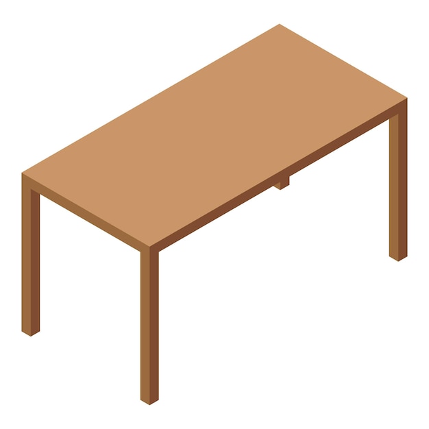 Mesa simples de madeira com quatro pernas