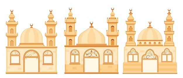 Mesquitas isoladas ilustração dos desenhos animados