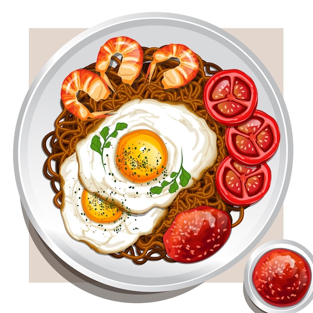 Mie goreng (macarrão frito)